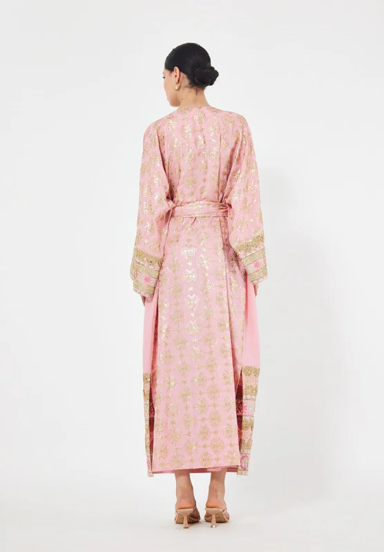 Thouq V-Neck Embroidered Jalabiya