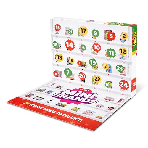 Mini Brands Advent Calendar 2024 by ZURU Mini Brands Limited Edition Advent Calendar, Includes Mini Brands, Mini Toys & Foodie Mini Brands, Mystery Collectibles Toys Comes with 24 Minis - Image 4