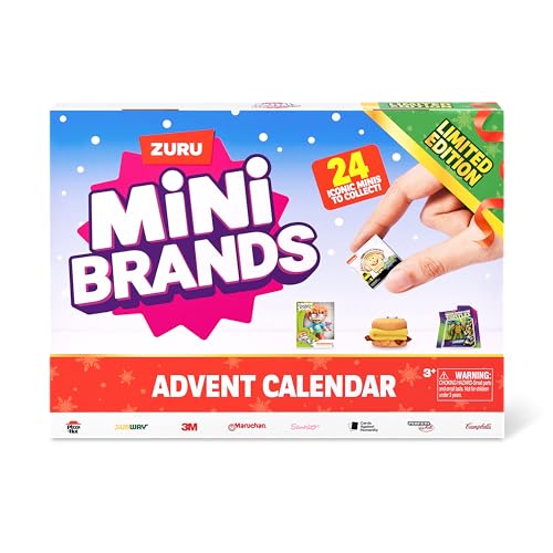 Mini Brands Advent Calendar 2024 by ZURU Mini Brands Limited Edition Advent Calendar, Includes Mini Brands, Mini Toys & Foodie Mini Brands, Mystery Collectibles Toys Comes with 24 Minis - Image 2