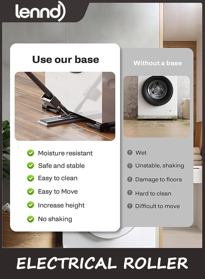 LENND Appliance Rollers Heavy Duty,Newest Extendable Appliance Sliders,Liftable Washing Machine Base,Easily Move Washer and Dryer Machines,Refrigerators - Image 5