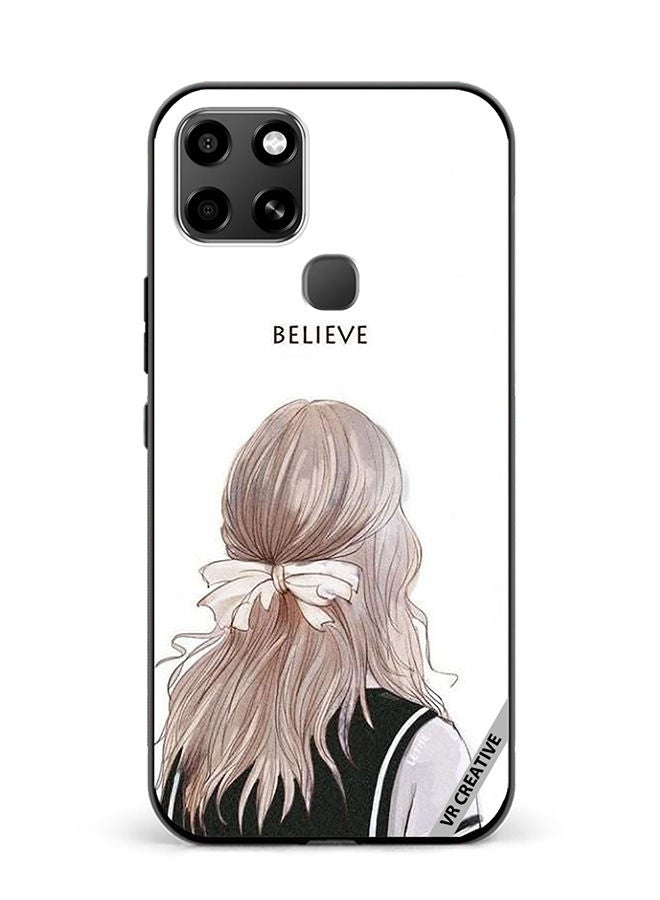 VR CREATIVE Protective Case Cover For Infinix Smart 6 Believe With Girl Design Multicolour - Image 1