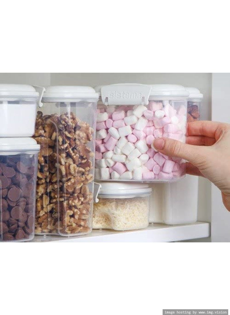 sistema - Bake It Mini Bakery 645Ml, Is Stackable And Perfect For Storing Smaller Baking Ingredients, And Its Microwave, Dishwasher Safe And Bpa Free - Image 1