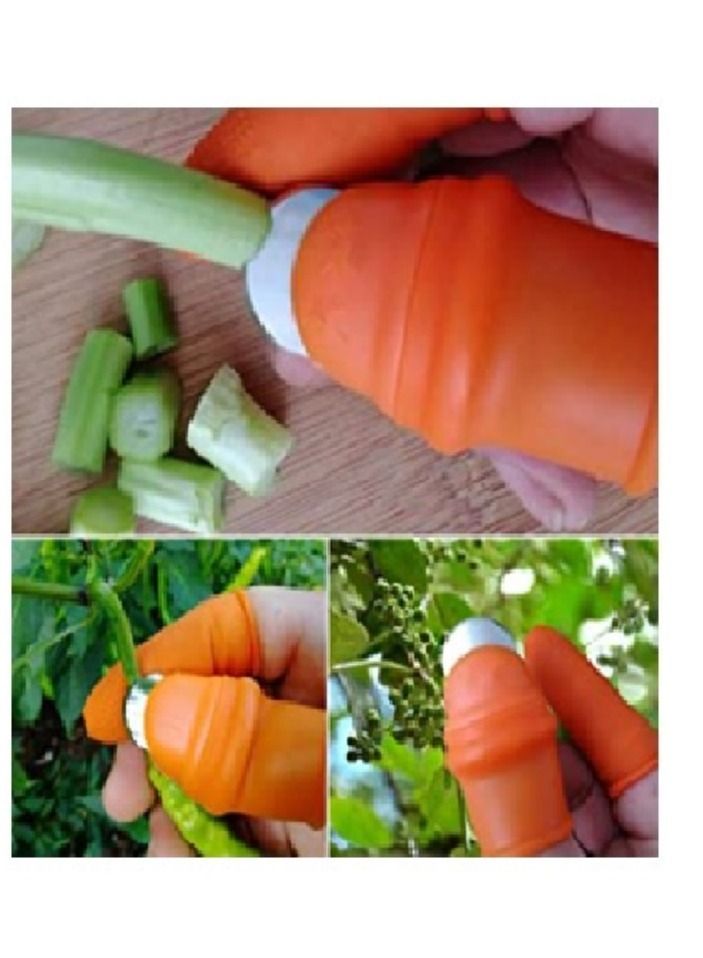 Silicone Thumb Knife Tools and Anti-Cut Finger for Trimming Plants 3pc - Image 3