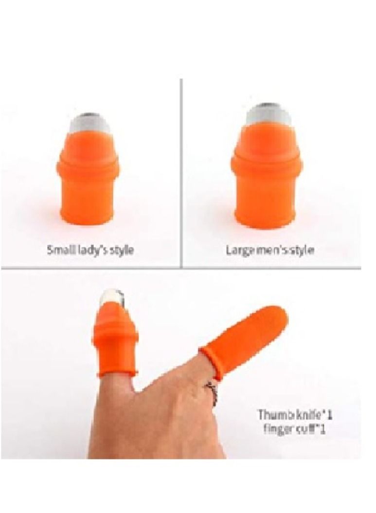Silicone Thumb Knife Tools and Anti-Cut Finger for Trimming Plants 3pc - Image 4