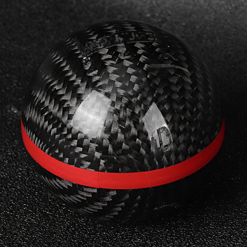Manual Vehicle Shift Knob: 5 Speed Premium Carbon Fiber Copper ABS Material - Stylish Mugen Style Design, Easy Installation No Modification Needed, Exquisite Workmanship for Most Manual Vehicles - Image 2