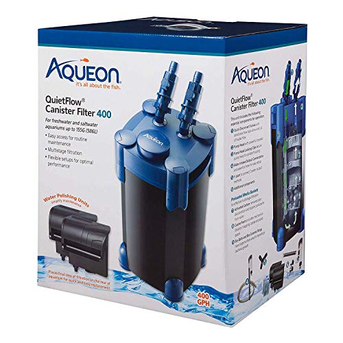 Aqueon QuietFlow Canister Aquarium Filter 100150 Gallons