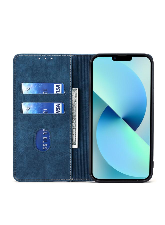 اس-توب جراب لهاتف Huawei Y9A RFID مضاد للسرقة مع فرشاة مغناطيسية من الجلد - Image 4