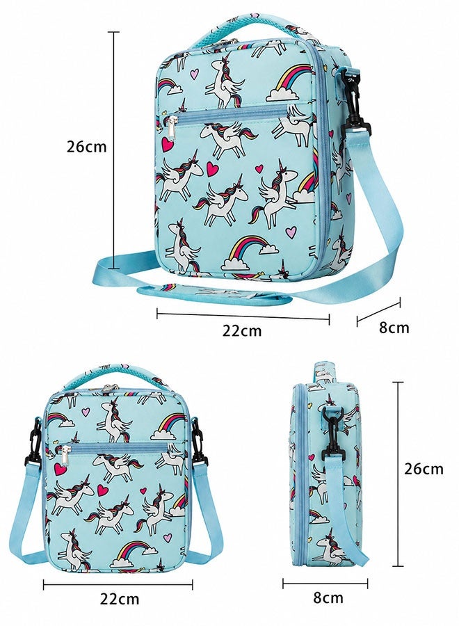 Super ZYouth Lunch Bags for Kids, Insulated Tote with Adjustable Shoulder Strap, Leakproof Thermal Lunch Box Bag for School, Picnic, Kindergarten, Travel - Image 2