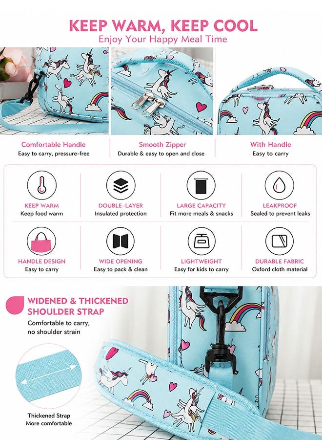 Super ZYouth Lunch Bags for Kids, Insulated Tote with Adjustable Shoulder Strap, Leakproof Thermal Lunch Box Bag for School, Picnic, Kindergarten, Travel - Image 3