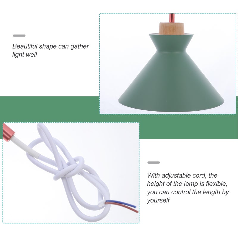 2 pcs Fashion Light Fixture Modern Style Lamp without Bulb - Image 2