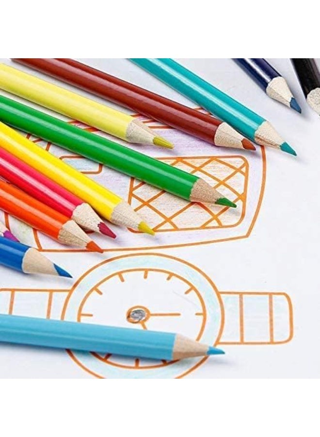 مجموعة أدوات الرسم المحمولة، حامل ثلاثي الجوانب مزدوج، 86 قطعة، صندوق أدوات الرسم مع أقلام الباستيل الزيتية، أقلام التلوين، أقلام التحديد، فرشاة الرسم، لوحة الرسم، هدية للأطفال (أزرق) - Image 2