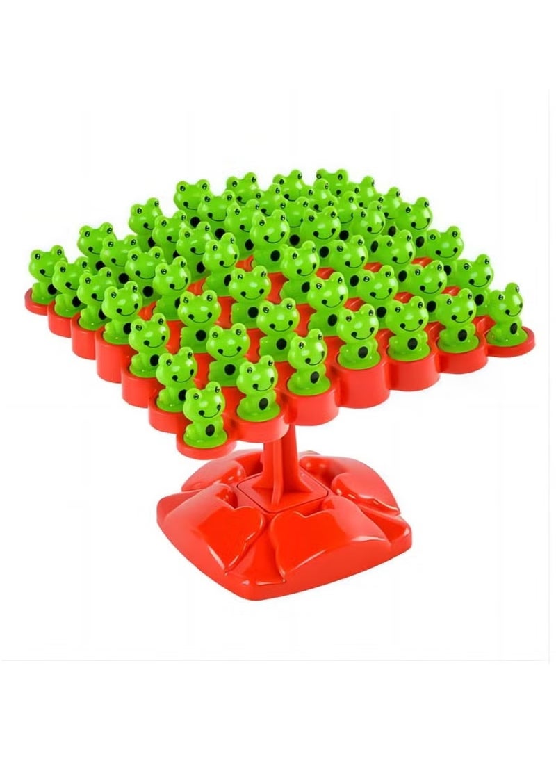 Betaoby Frog Balance Mathematics Game Preschool Learning Activity Children's Education Toy Kindergarten Focus Balance Training Toy Children's Stacking Joy Double Person Interactive Puzzle Toys - Image 1