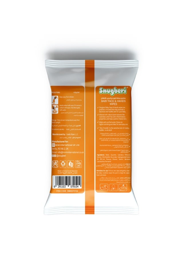 Snugberi Probiotic Baby Wipes 25's - Image 2