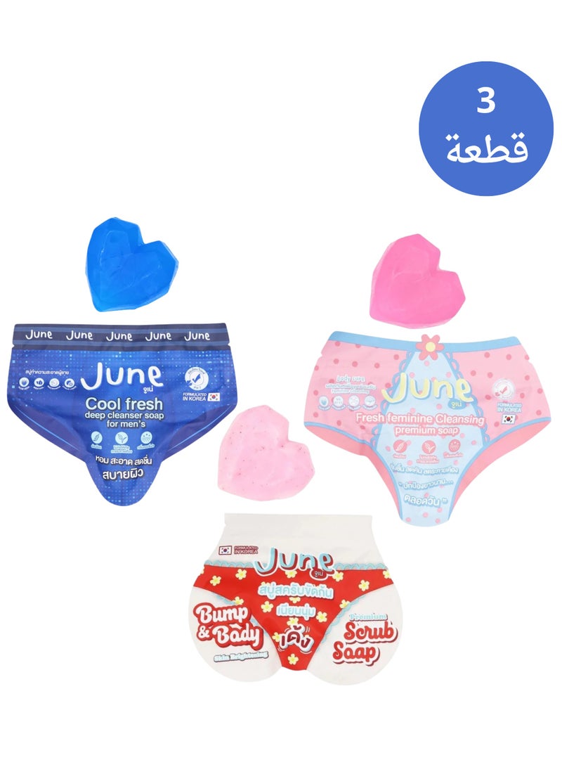 جون [أصلي 100%] ثلاثية صابونة جون فريش الكورية للعناية بالمنطقة الحساسة - Image 2