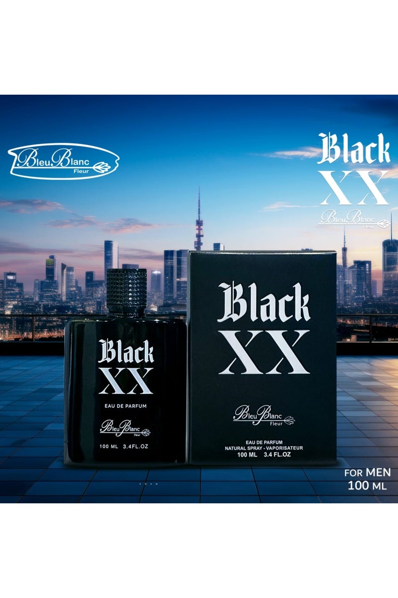 Bleu Blanc Fleur Black XX Eau De Parfum For Men - 100 ML
