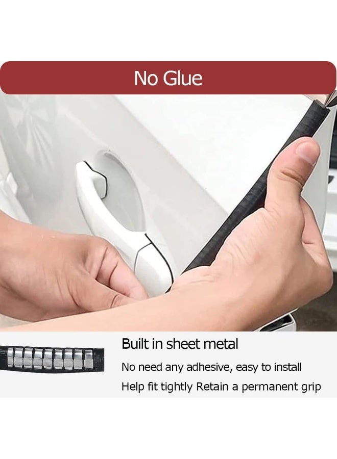 Tintvent 32Ft Car Door Edge Guards Black Universal Rubber Car Door Edge Protector U Shape Automotive Door Entry Guard - Image 5