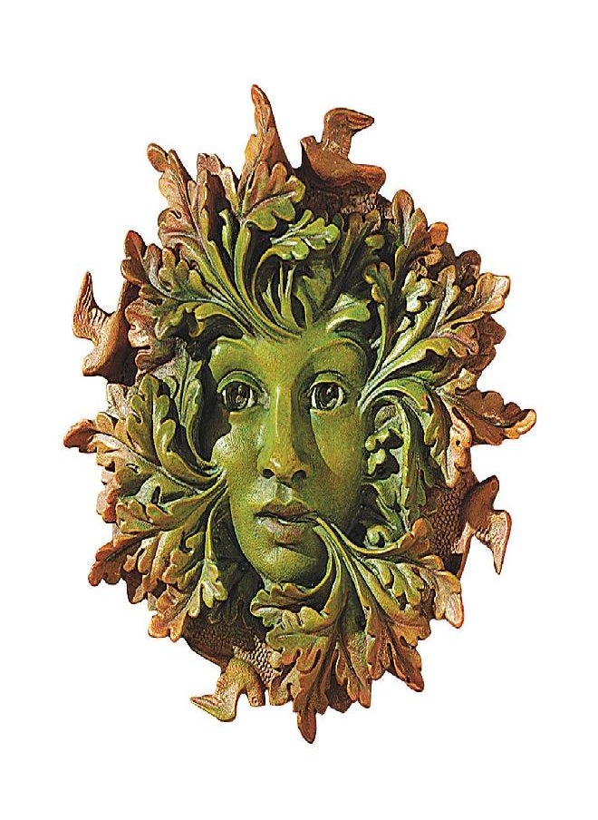 Design Toscano The Somerset Greenwoman Sculpture in Faux Verdigris and Bronze Twin