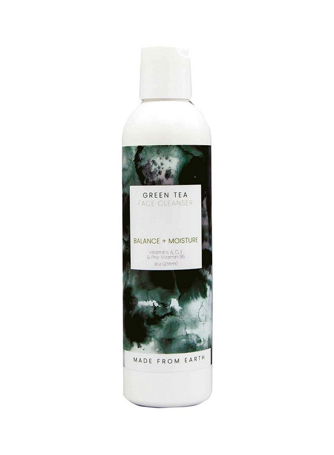 Made from Earth Green Tea Face Cleanser Vitamin A C And Plant Proteins For All Skin Types 8 Oz. - Image 1