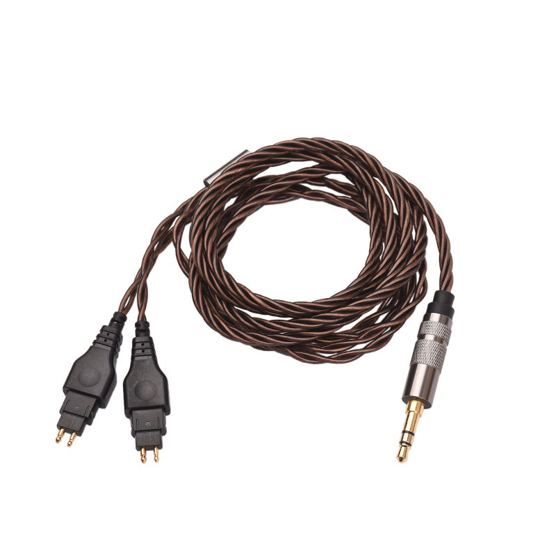3.5mm Upgrade Audio Cable Replacement for Sennheiser Headphone HD414 HD650 HD600 HD580 HD565 HD545 HD535 HD525 HD265 HD25 Detachable Headset Cable - Image 1