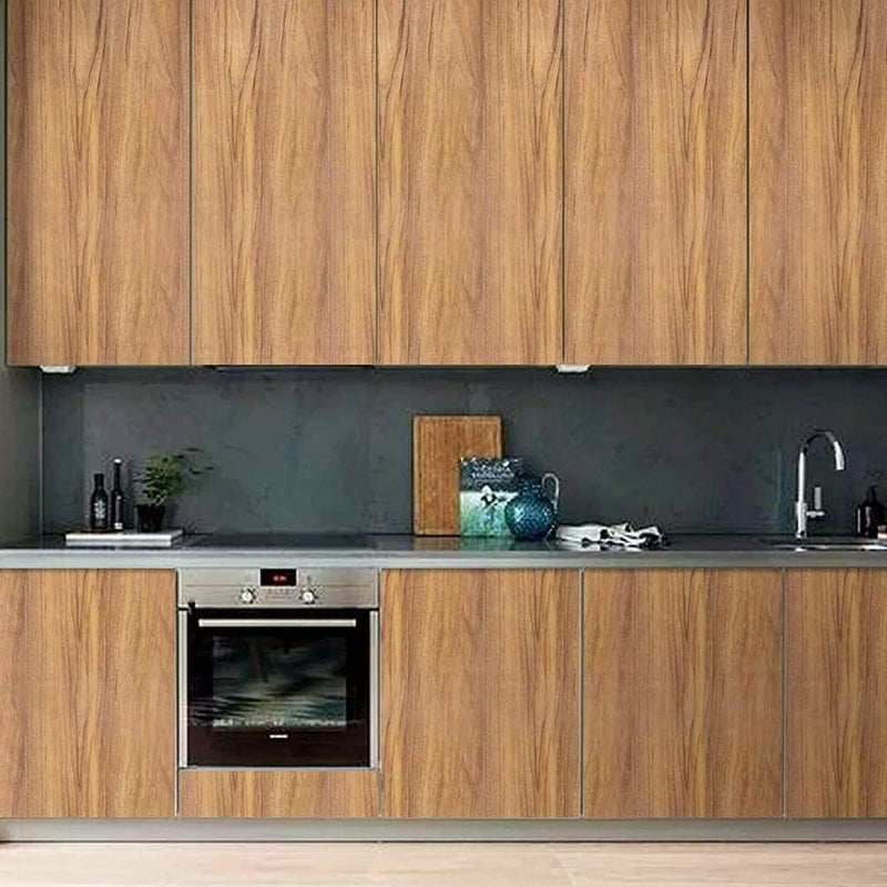 COSNIGHT 23.6" ×118" Wood Grain Wallpaper Peel and Stick Vinyl Film Self Adhesive Decor Wall Paper for Cabinet Drawer Shelf Liner Easy to Clean - Image 4