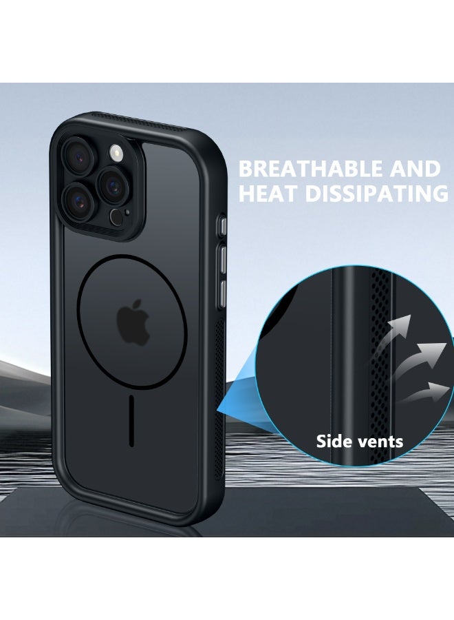 DUSALA MagSafe Shockproof Hybrid Case for iPhone 17 Pro Camera Protector Transparent Back - Image 4