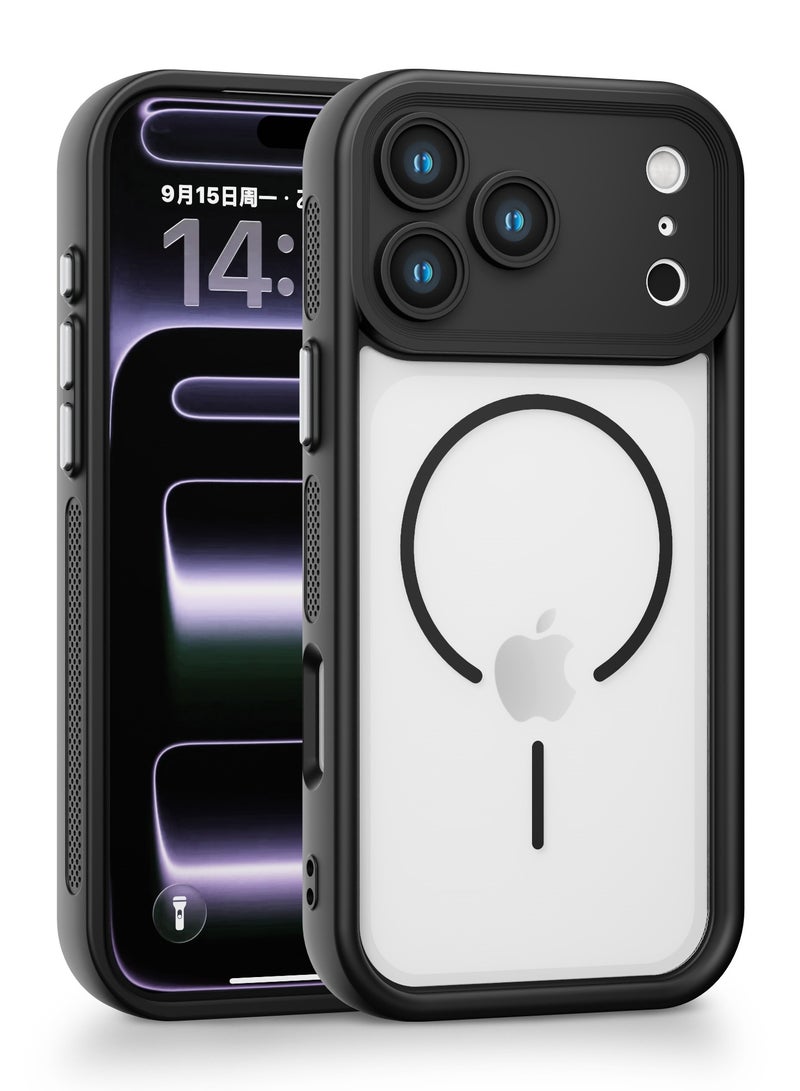 DUSALA MagSafe Shockproof Hybrid Case for iPhone 17 Pro Camera Protector Transparent Back - Image 1