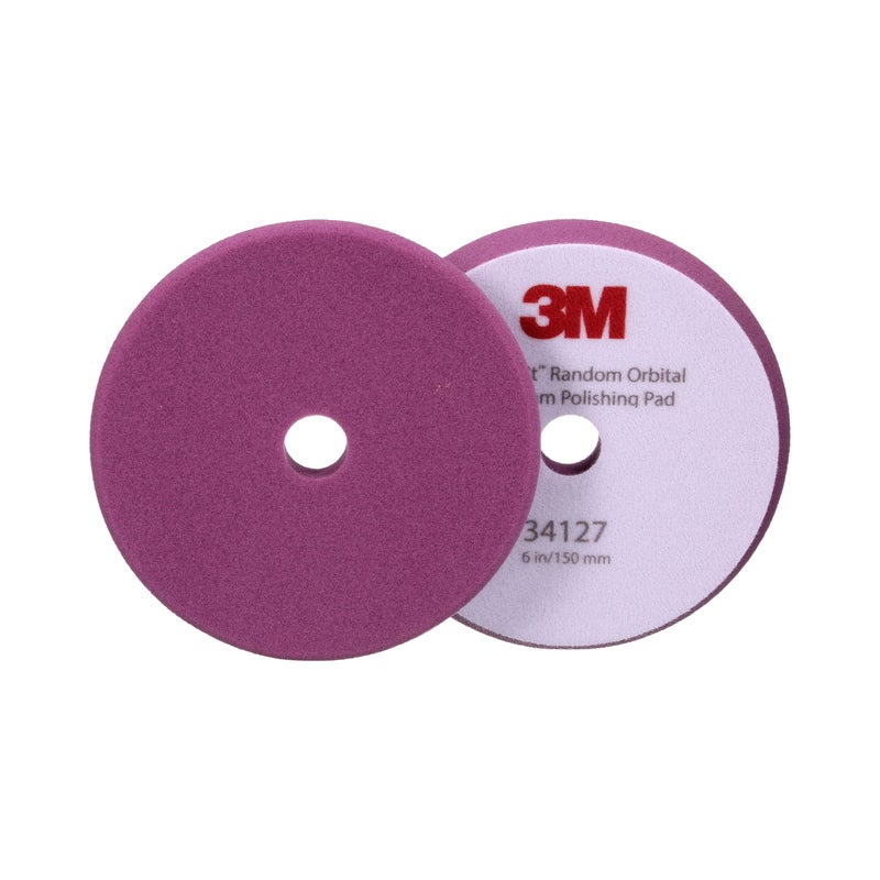 3M PerfectIt Random Orbital Foam Polishing Pad 6150 mm Purple 34127 for Automotive Compounding and Polishing - Image 2