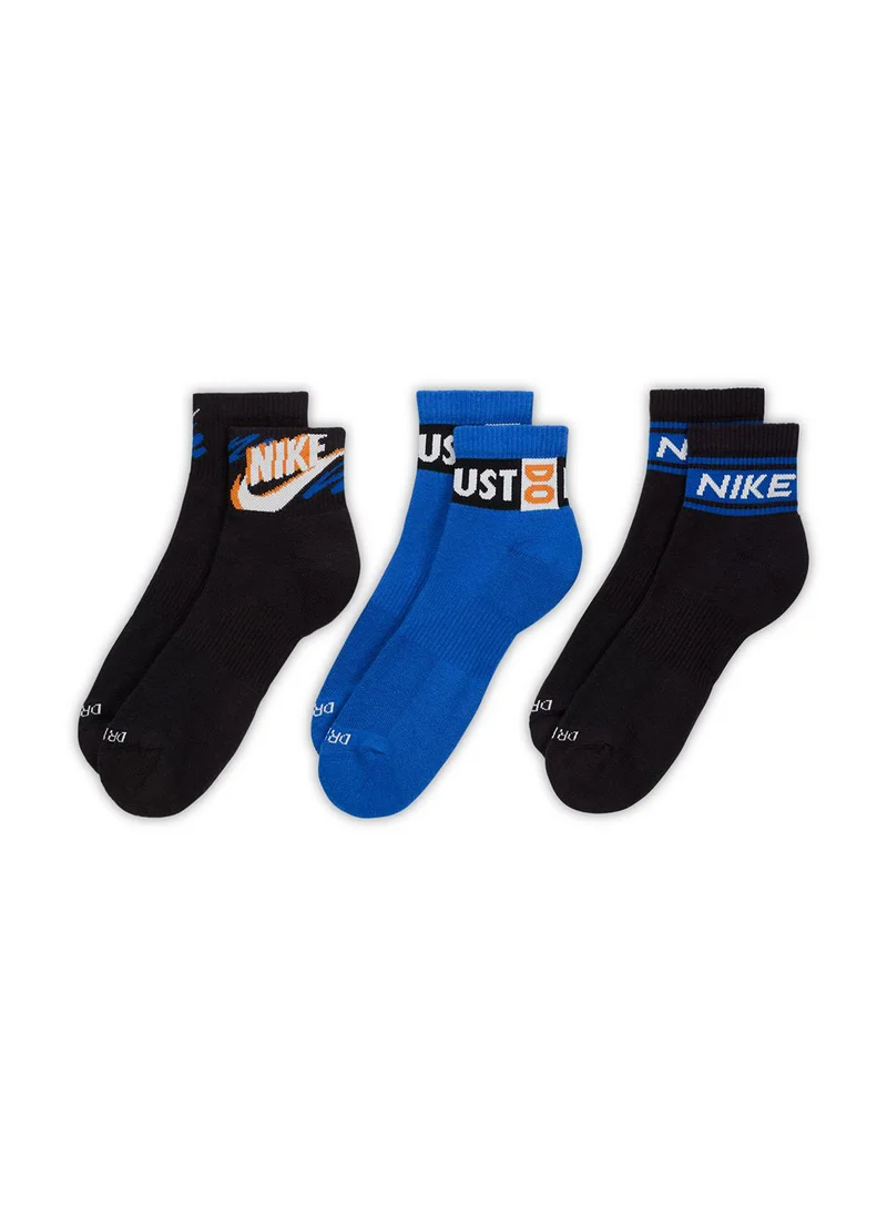 Nike 3 Pack Everyday Ankel Socks