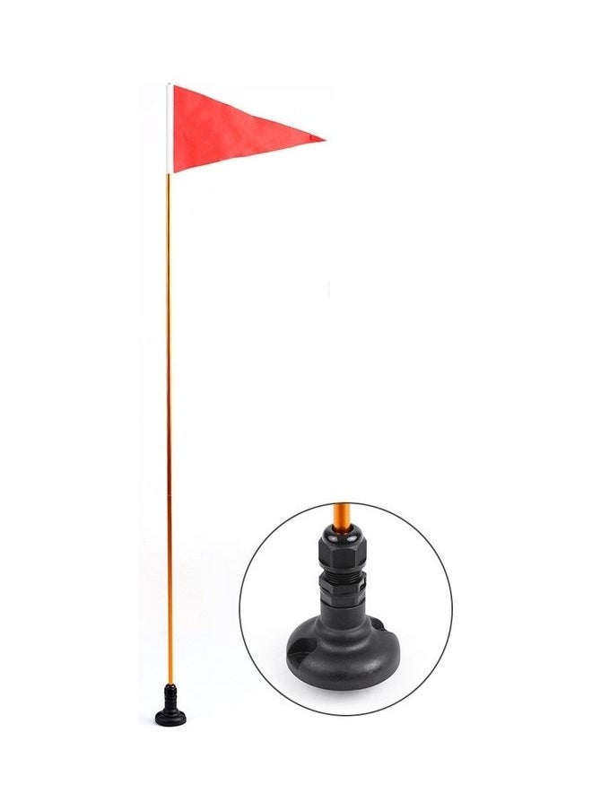 NIBEMINENT - 3-Piece Safety Flag Mount Base 48x9x4cm - Image 1
