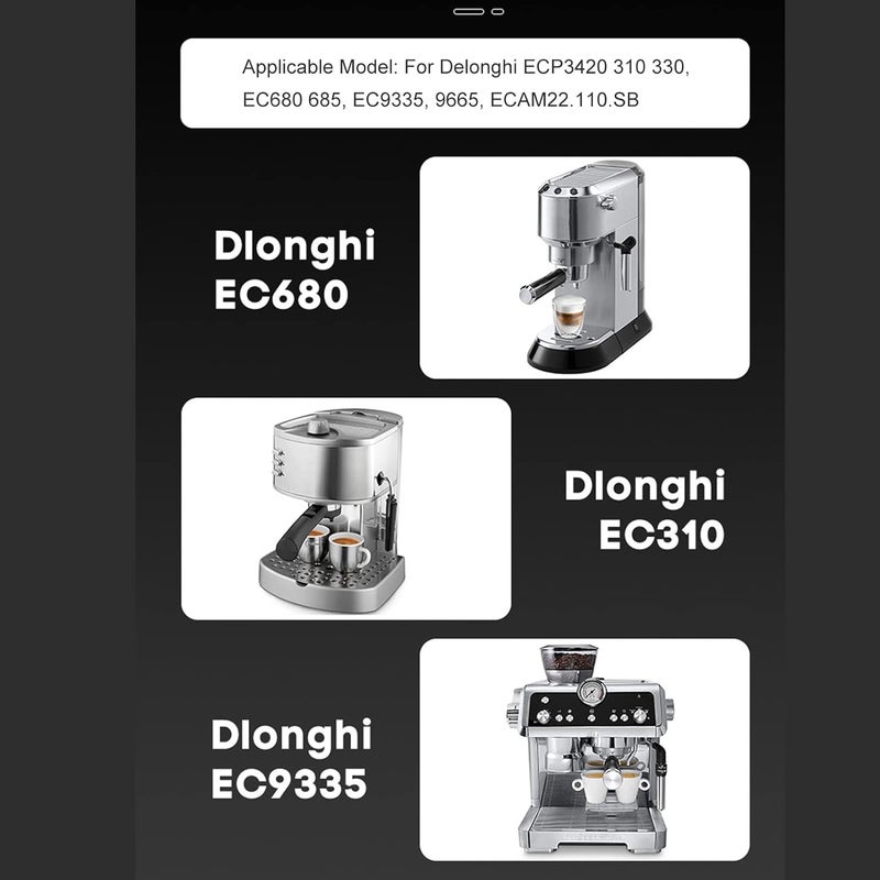 Coffee Steam Nozzle for ECP3420 310 330, Easy Install and, Stainless Steel Milk Frother Tips, Tools for EC9335, 9665, ECAM22.110.SB - Image 2