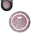 Ferianl Crystal Rhinestone Car Engine Stop Decoration Ring Sticker Sparkling Rhinestone Push Start Button Decorative Cover Bling Interior Accessories for Women Universal for Most Car Pink - Image 2