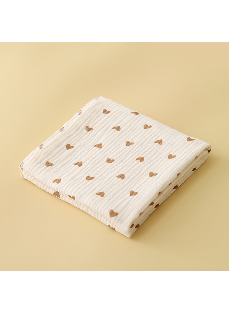 Generic Baby Muslin Swaddle Wrap Soft Newborn Bath Towel Love 