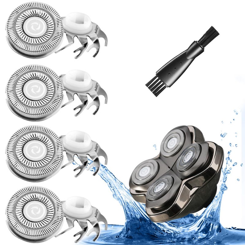 4 pcs Shaver Replacement Blades for Skull Shaver Pitbull Replacement Blades for Carver Pitbull Gold PROPlatinum PROSilver PRO Pitbull Gold Replacement Heads