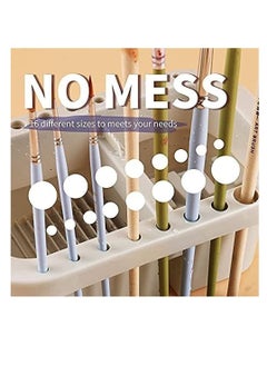 Y&D Multi Use Paint Brush Basin with Brushes Holder Washer Trays Palette Box Artist Cleaner Cup for Watercolor Oil Acrylic Gouache Painting Lid  - Image 5