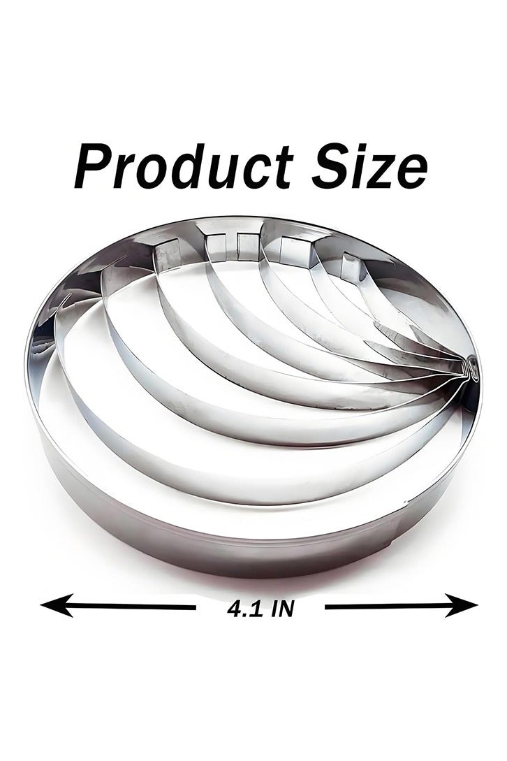 Concha Cutter - Stainless Steel, Mexican Bread Mold, Conch Shaped Bread and Biscuit Baking, Concha Stamp Mold For Pan Dulce Mexicano Cortadora De Pan - Image 2