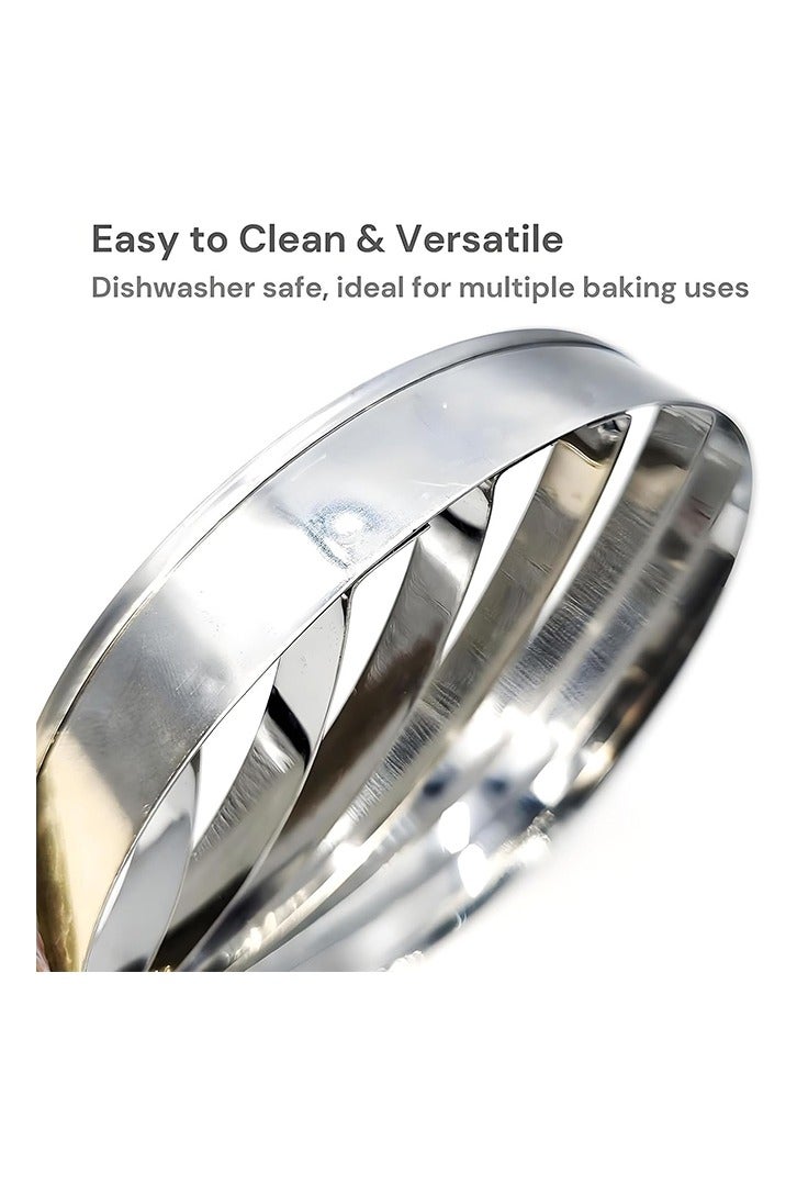 Concha Cutter - Stainless Steel, Mexican Bread Mold, Conch Shaped Bread and Biscuit Baking, Concha Stamp Mold For Pan Dulce Mexicano Cortadora De Pan - Image 4