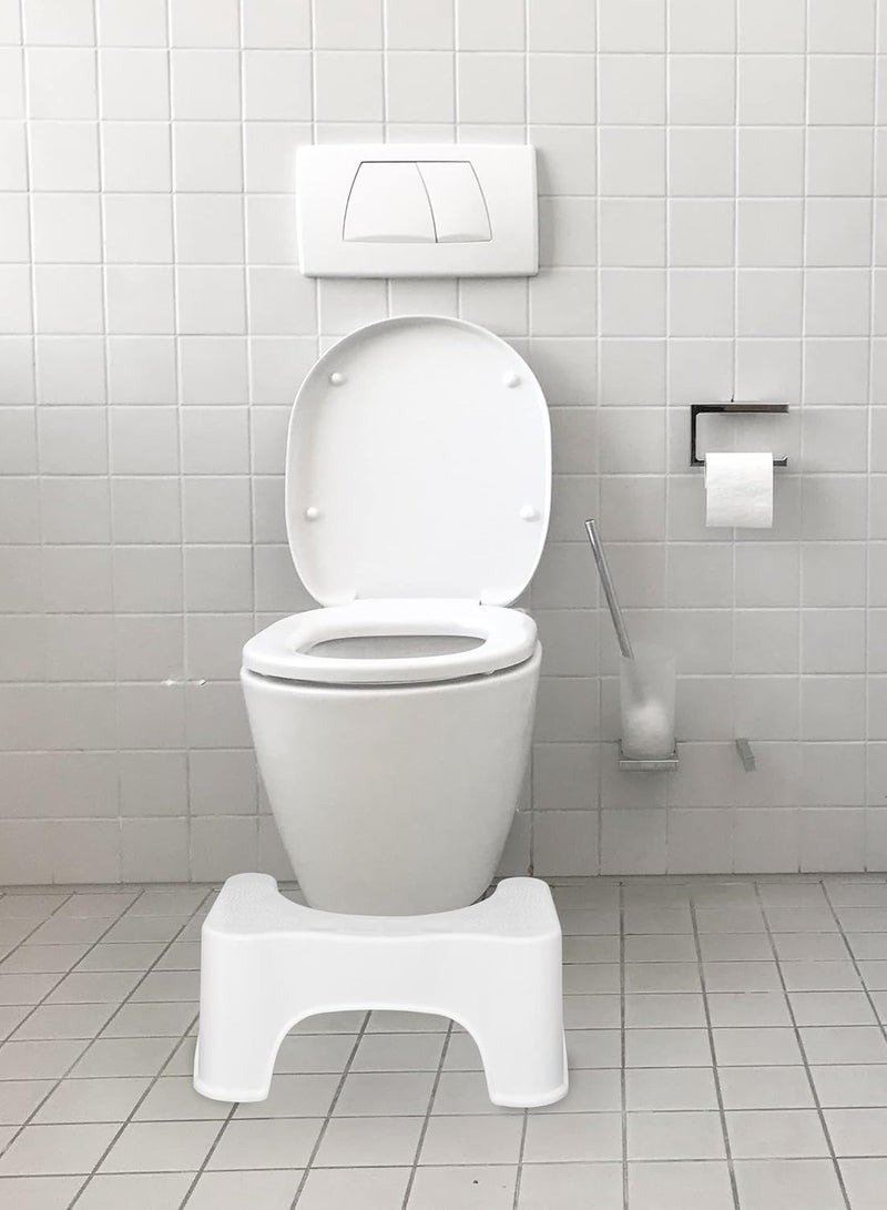 JAJEEK Squat Toilet Seat Leg Stool 8 Inch (White) for Western Toilet | Portable, Comfortable & Sturdy Foot Step for Potty | Made in India | Ideal for Correcting Posture & Enhancing Toilet Experience  - Image 5