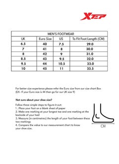 XTEP XTEP Canvas White,Carbon Black,Light Heather Grey Classic Sneakers for Men Euro- 43  - Image 4