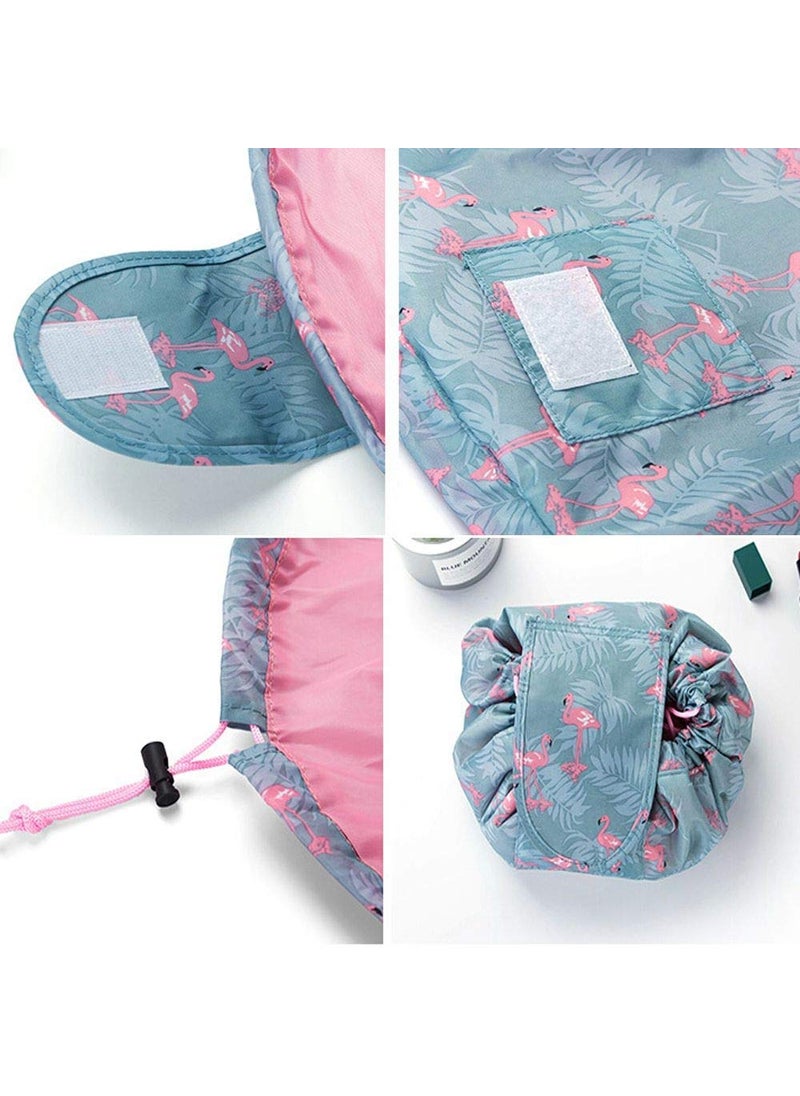 svk dream SVK Dream Portable Waterproof Lazy Cosmetic Bag Drawstring Finishing Travel Storage Bag Makeup Organizer Wash Bag Multi Color  - Image 4