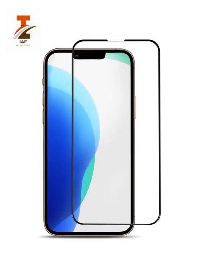 إيف واقي شاشة من الزجاج المقوى لهاتف آيفون 13 برو أسود - Image 1
