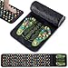 Worive Foot Massage Mat Reflexology Walk Stone Road Acupressure Mat with Chart Feet Pressure Point Mat for Elderly Students and Office Workers 689 x 1378 Inches - Image 1