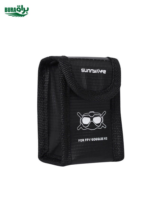BURAQ For DJI FPV Glasses Battery Sunnylife FV-DC261 Battery Explosion-proof Bag - Image 1