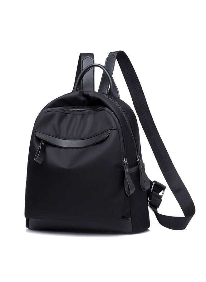 yongsheng Waterproof Nylon Backpack Black, 33*30*15cm, Small Backpack Purse For Women, Cute Mini Backpack Waterproof,Tiny Nylon Fashion Backpack Handbag  - Image 1