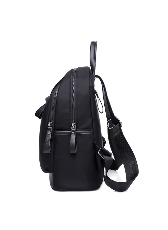 yongsheng Waterproof Nylon Backpack Black, 33*30*15cm, Small Backpack Purse For Women, Cute Mini Backpack Waterproof,Tiny Nylon Fashion Backpack Handbag  - Image 3