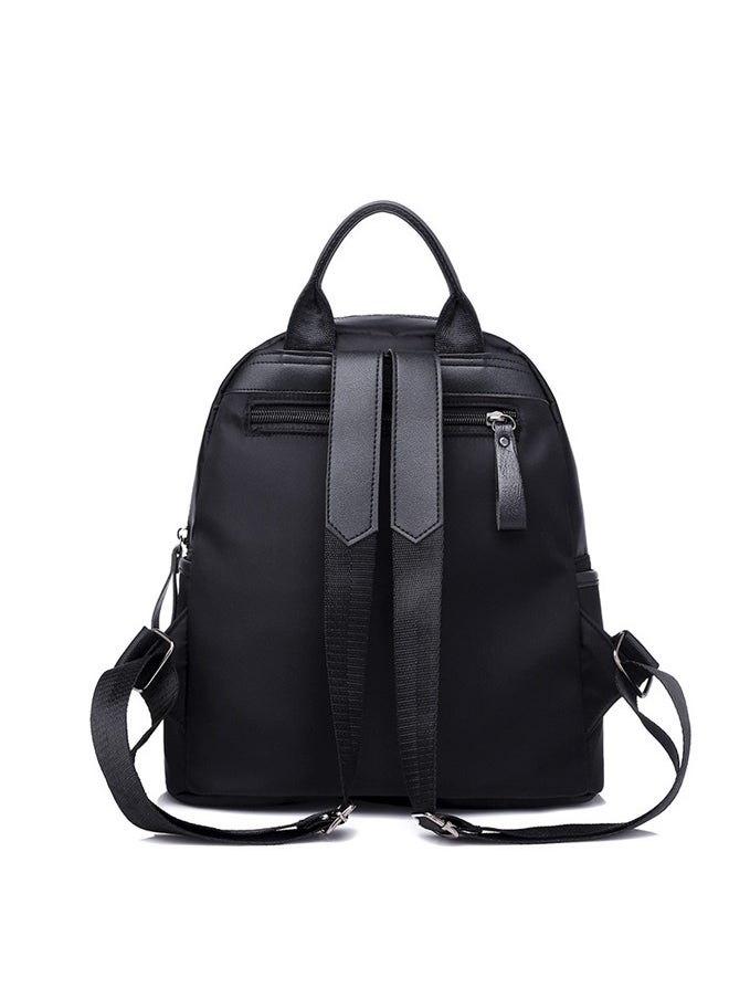 yongsheng Waterproof Nylon Backpack Black, 33*30*15cm, Small Backpack Purse For Women, Cute Mini Backpack Waterproof,Tiny Nylon Fashion Backpack Handbag  - Image 4