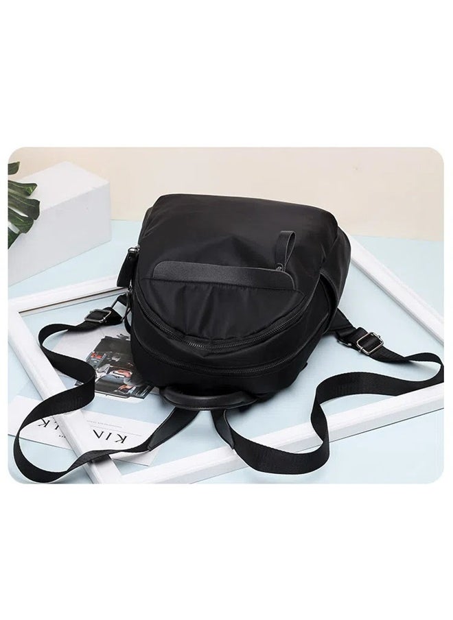 yongsheng Waterproof Nylon Backpack Black, 33*30*15cm, Small Backpack Purse For Women, Cute Mini Backpack Waterproof,Tiny Nylon Fashion Backpack Handbag  - Image 5