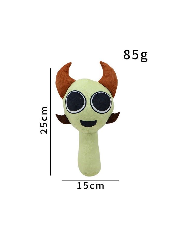 عام دمية سبرونكي من لعبة إنكريديبوك (Incredibox) للنغمات والقرنات، وهي من الملحقات الخاصة باللعبة. هذه الدمية الرفيعة تم إستعادة صورتها بكل دقة، ومناسبة كهدية للتجميع. طولها 25 سم. - Image 4