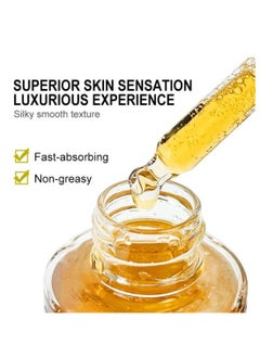 AuQuest Turmeric Brightening Rejuvenating Serum Hydrating Moisturizing Skin Brightening Freckle Removal Skin Rejuvenating with 2X Turmeric & 8D Hyaluronic Acid Reduce Dark Spots 40ml  - Image 2