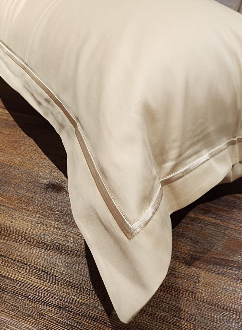 WHITE HOTEL COLLECTION Body Pillow Cover 1600 Thread Counts  - Image 2