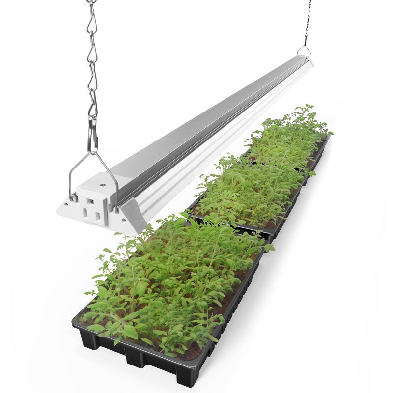 Barrina TX72 4FT Grow Lights for Seed Starting, 72W(500W Equivalent), High PPFD, Full Spectrum with 660nm Red LEDs, Linkable, Hanging Grow Lights for Indoor Plants with On/Off Switch, Veg, 1 Pack - Image 1